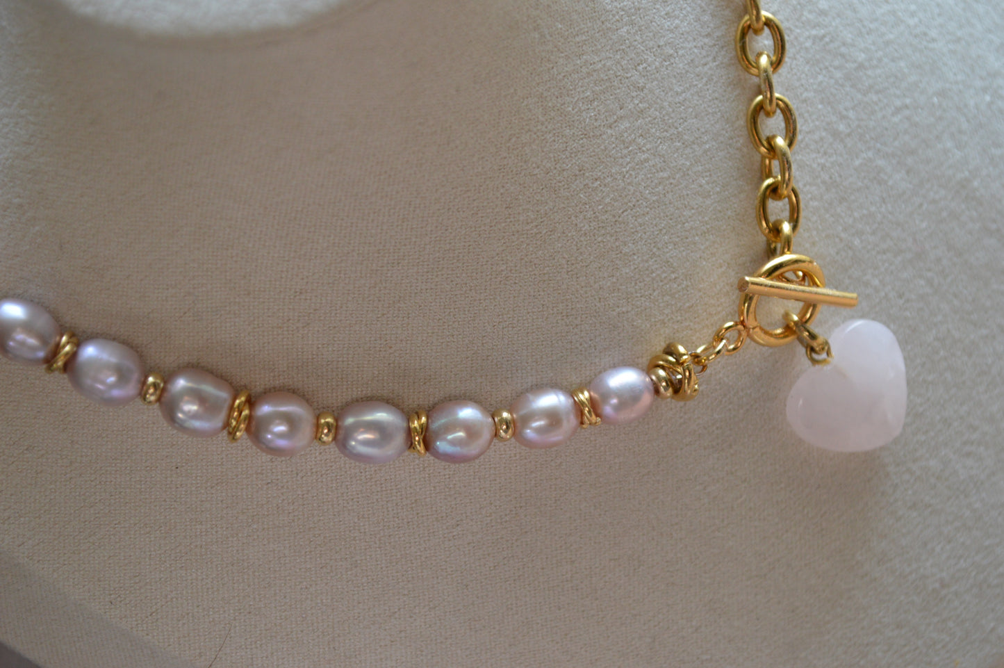 Heart on a Toggle Necklace