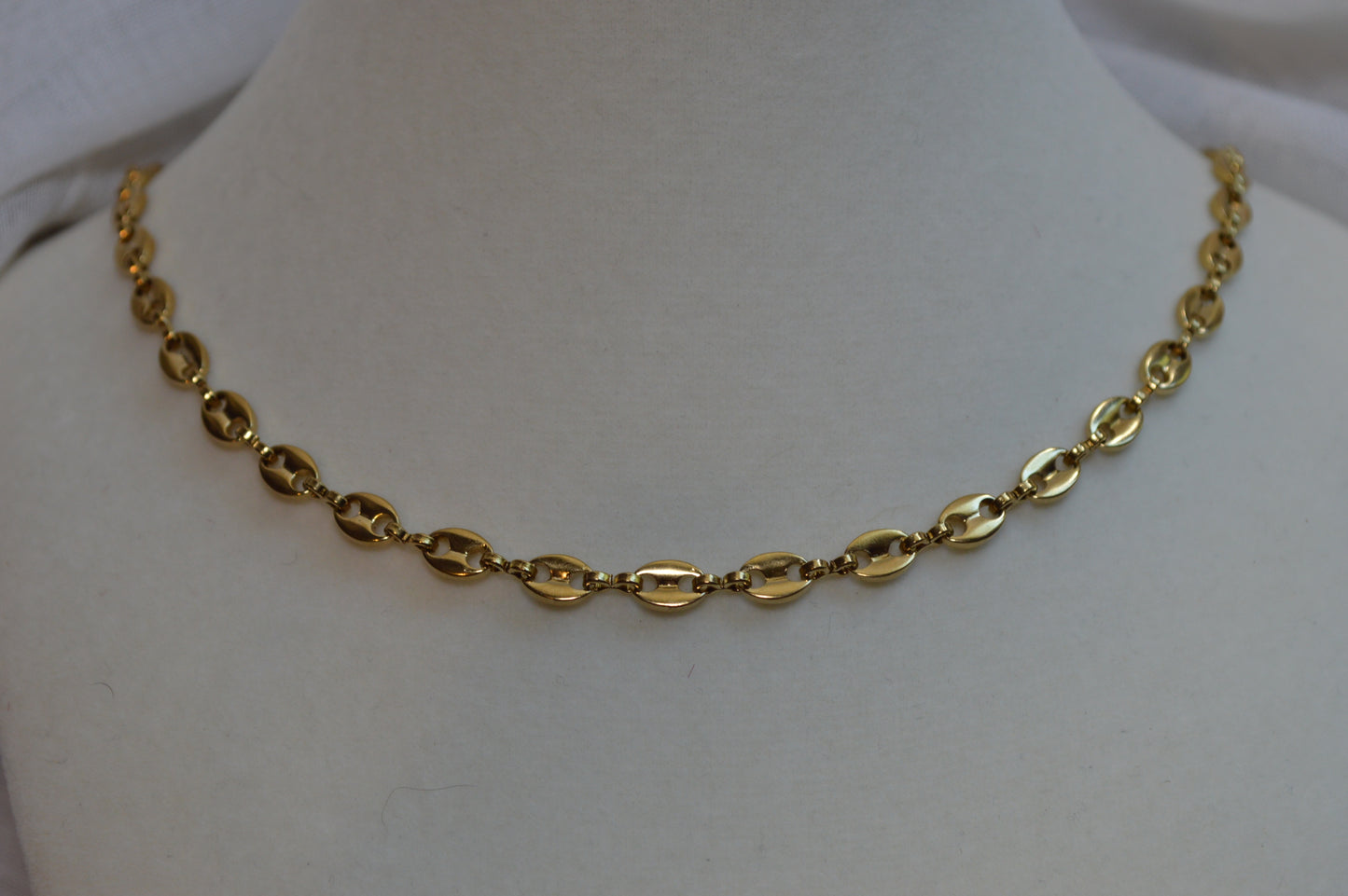 16.4" Coffee Bean Necklace