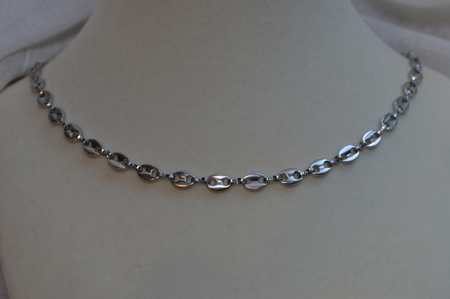 16.4" Coffee Bean Necklace