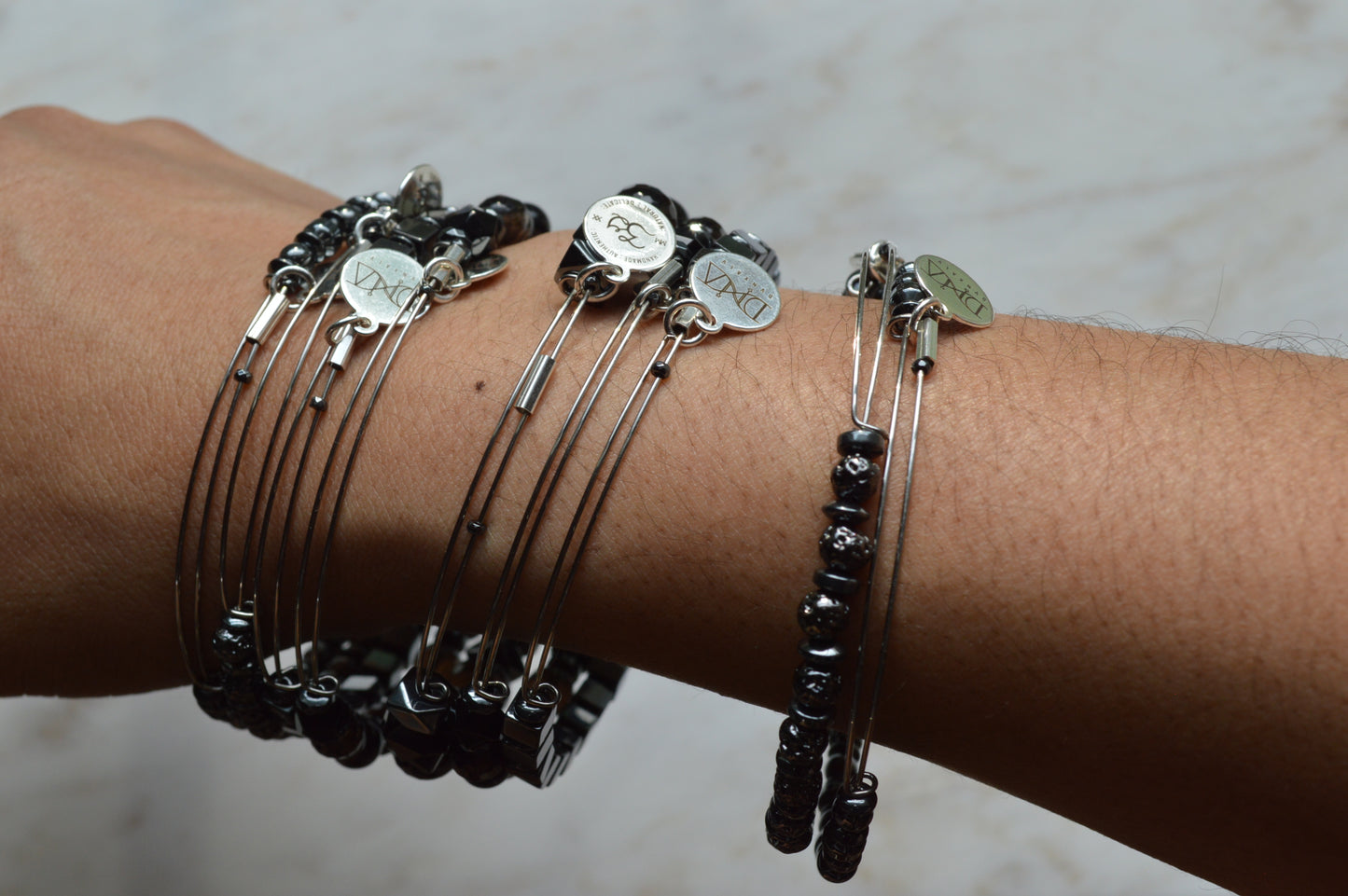 Solar Eclipse Hematite (A)lpha Infinity Set of 9