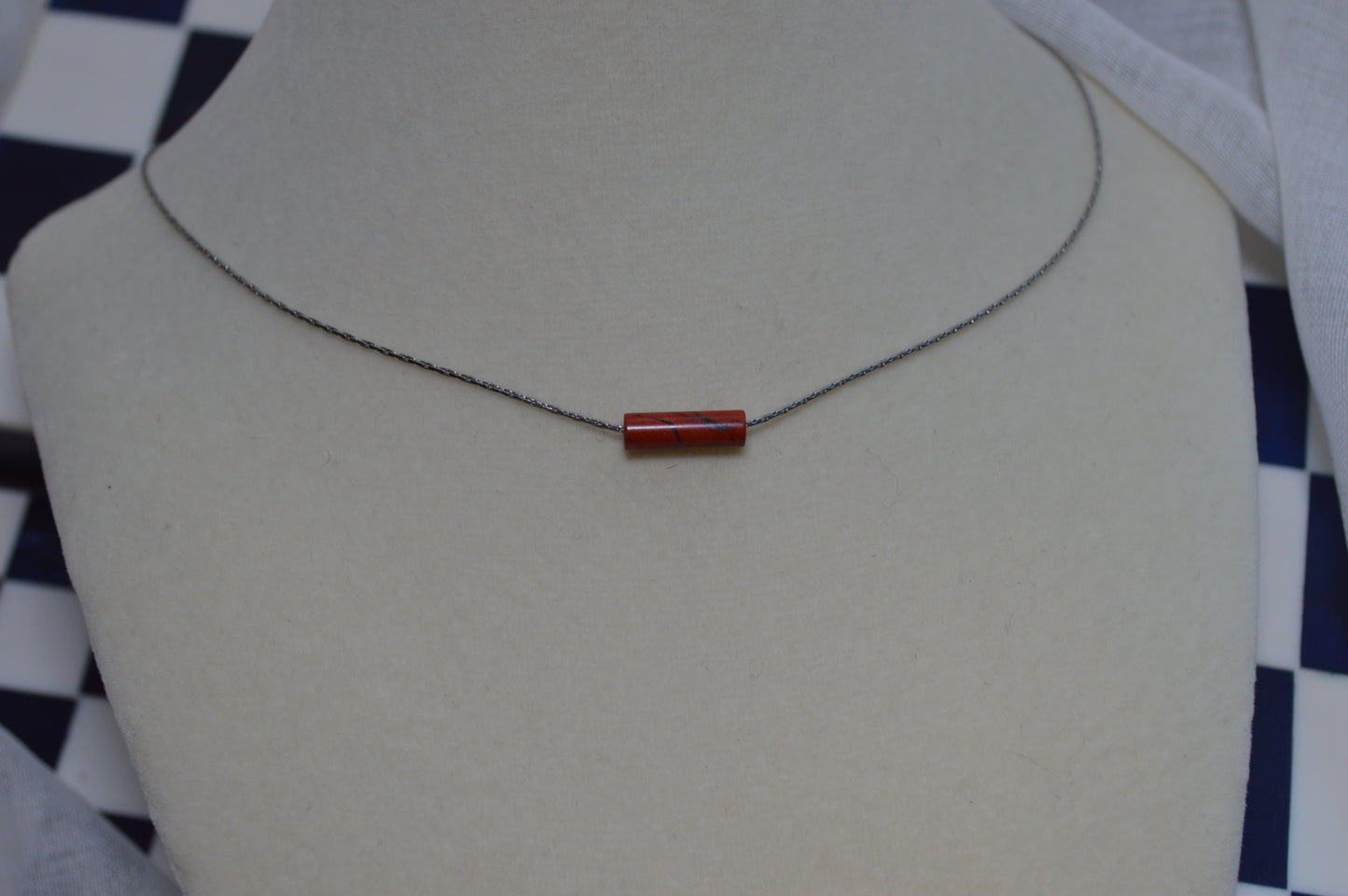 High Roller Red Jasper 16" Necklace