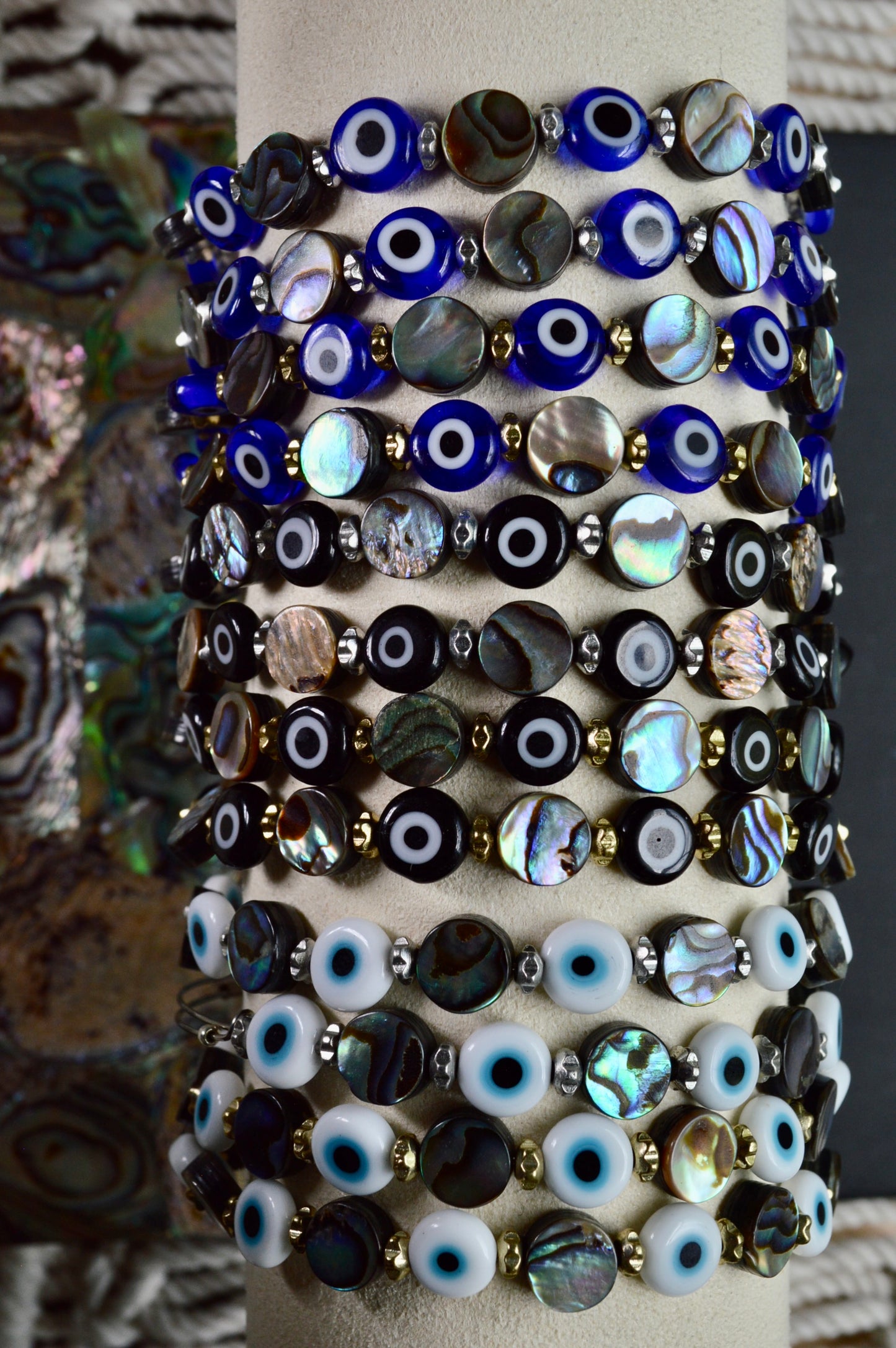 Blue Eye Abalone (C)elestial Infinity Pair