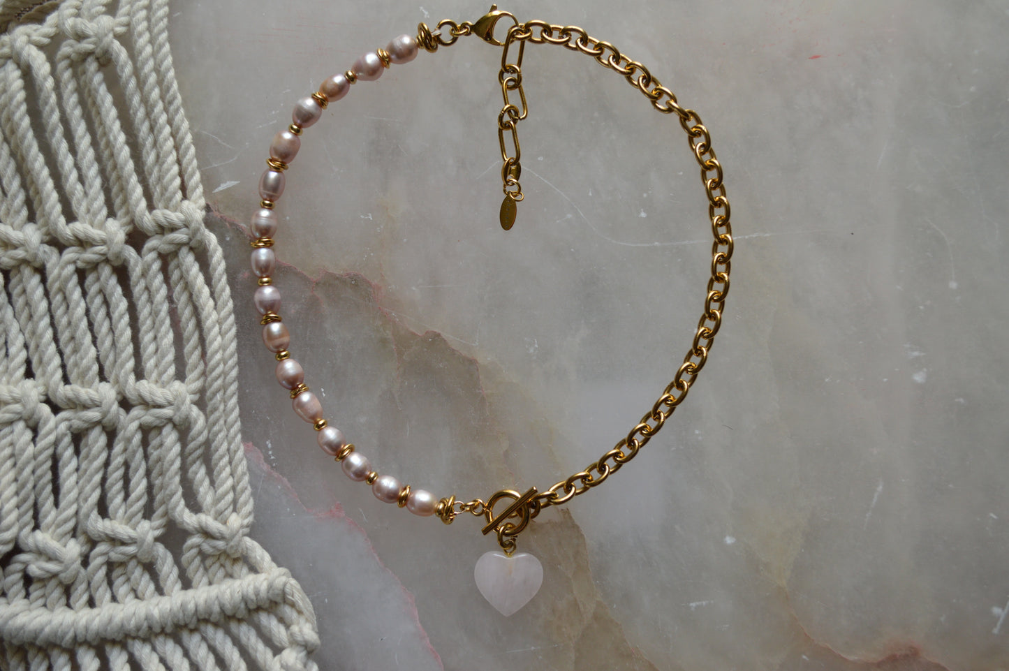 Heart on a Toggle Necklace