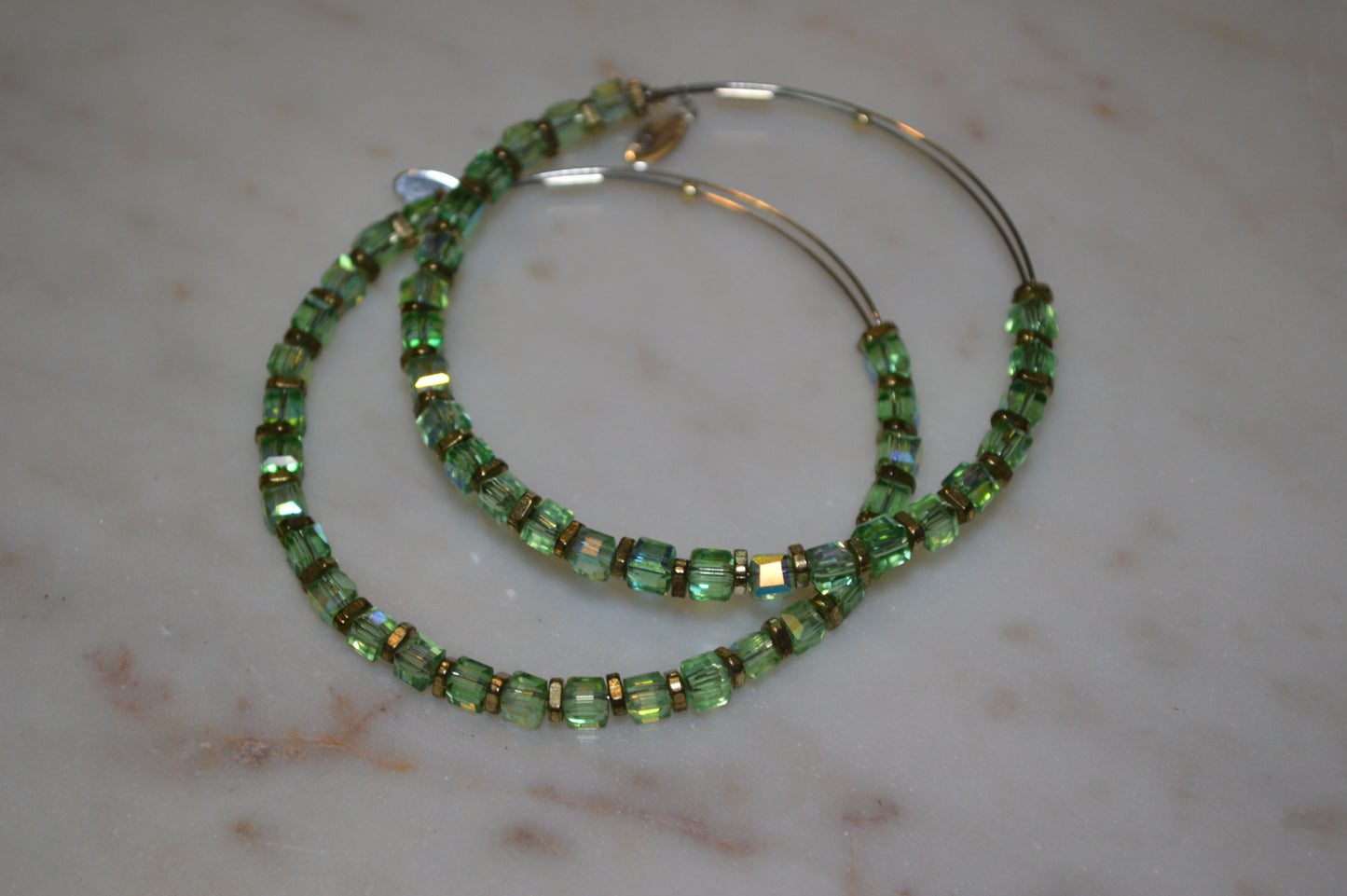 Spring Green Cubies (G) Infinity Pair