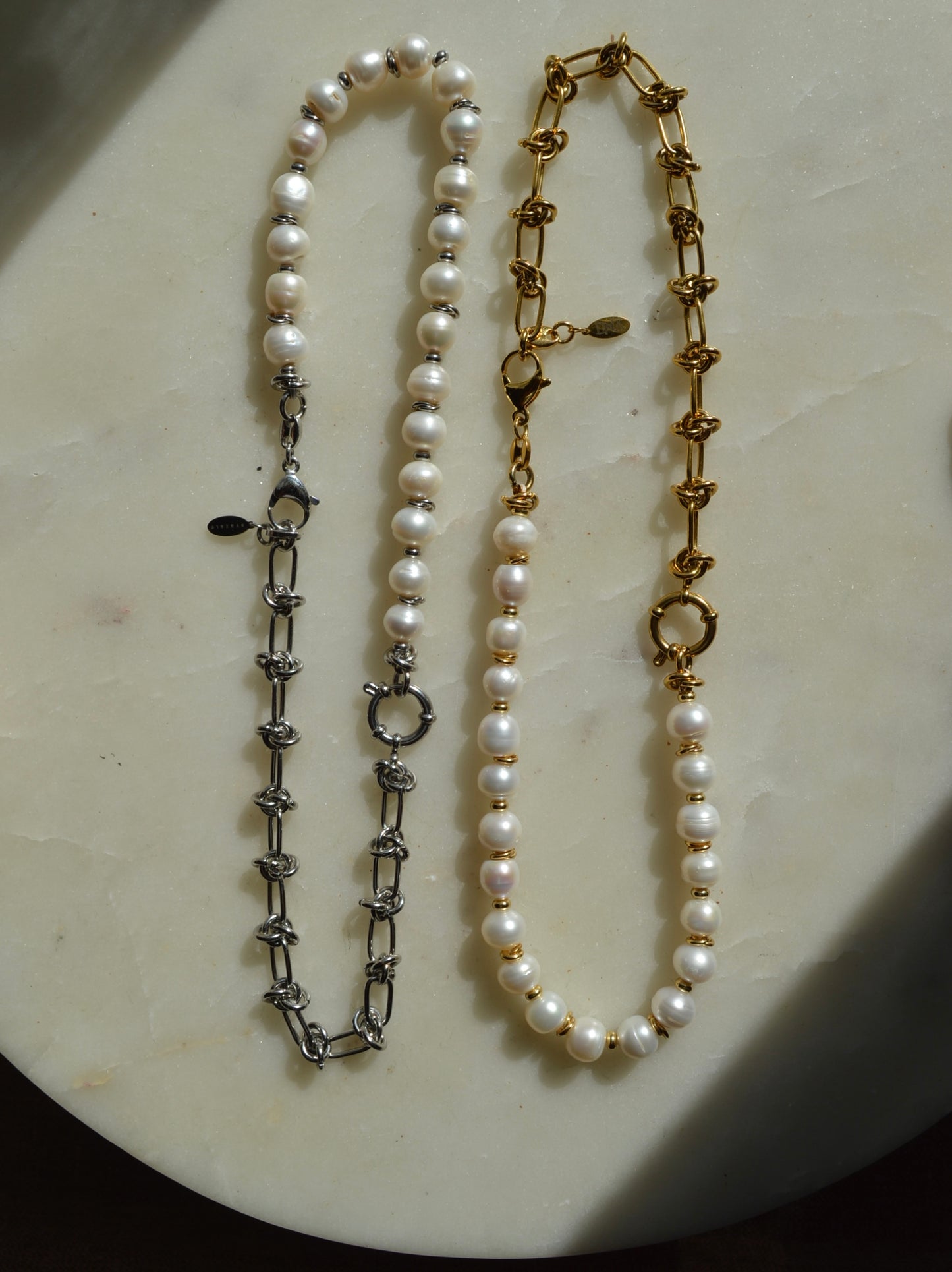 Sailor’s Knots & Pearl Necklace