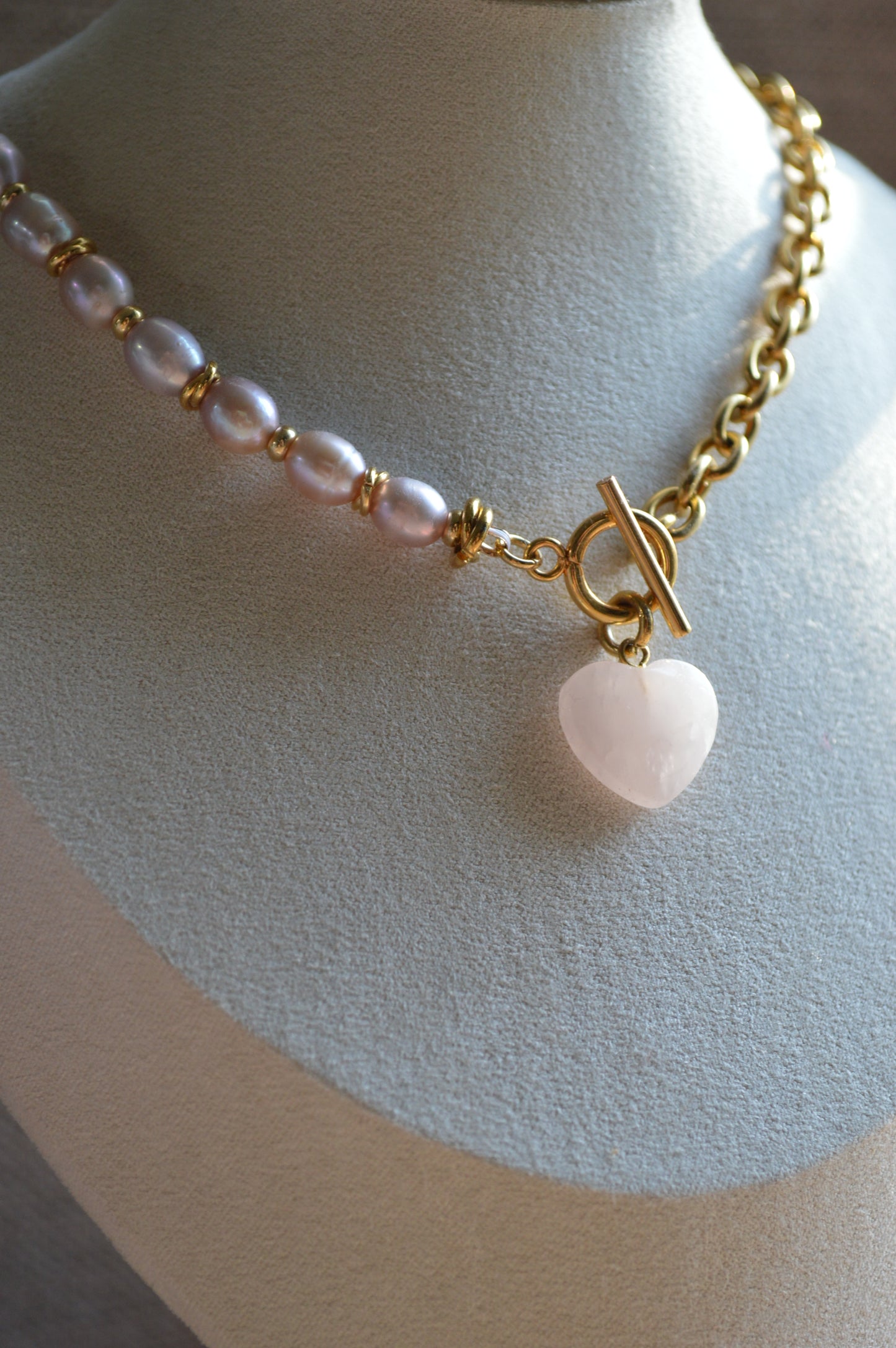 Heart on a Toggle Necklace
