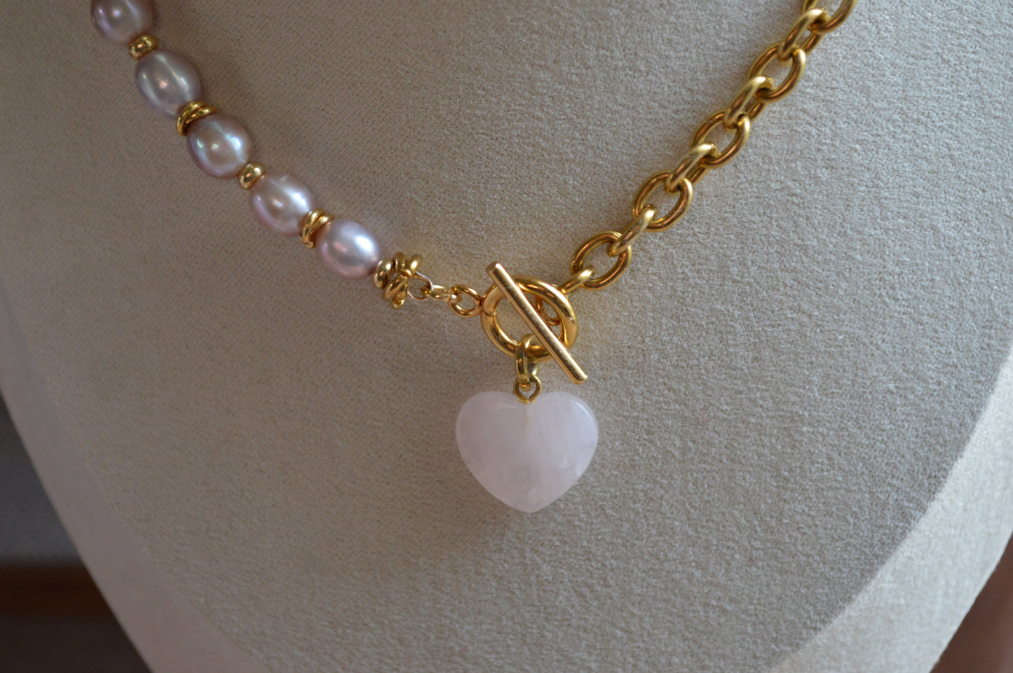 Heart on a Toggle Necklace