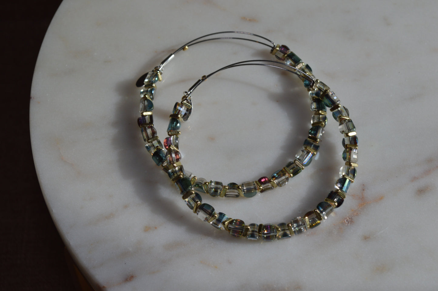 Iridescent Green (G) Infinity Pair