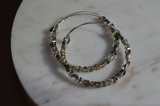 Iridescent Green (G) Infinity Pair