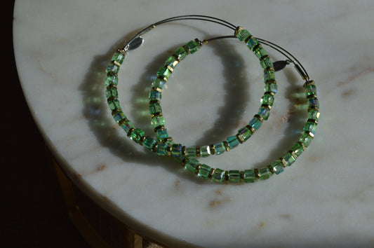 Spring Green Cubies (G) Infinity Pair