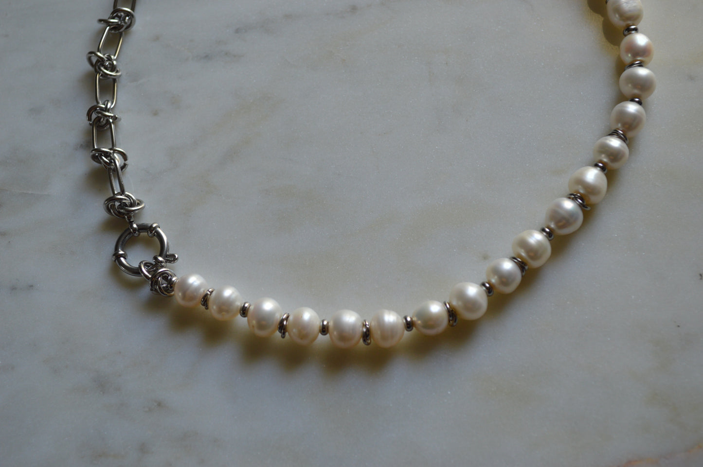 Sailor’s Knots & Pearl Necklace