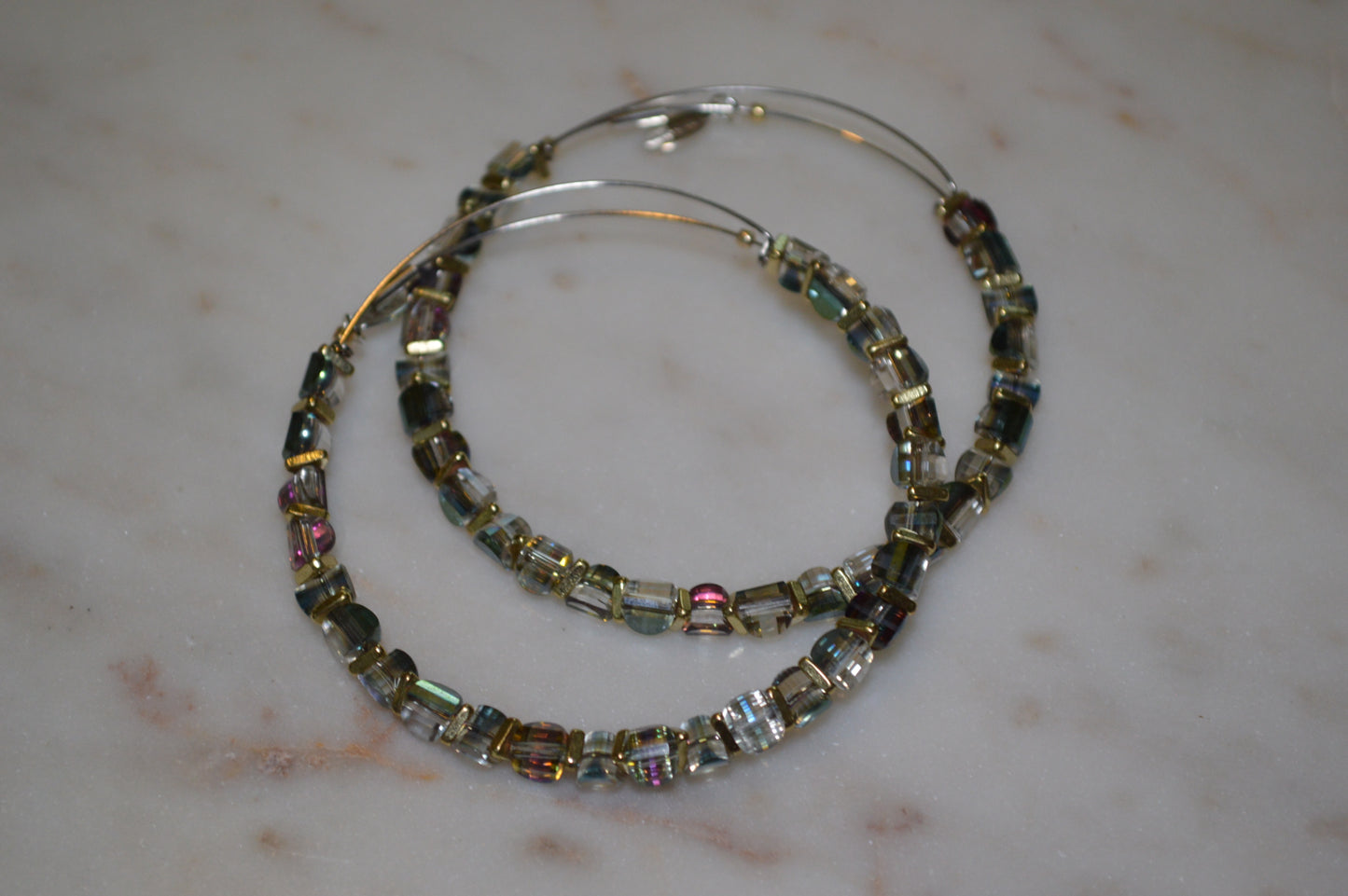Iridescent Green (G) Infinity Pair