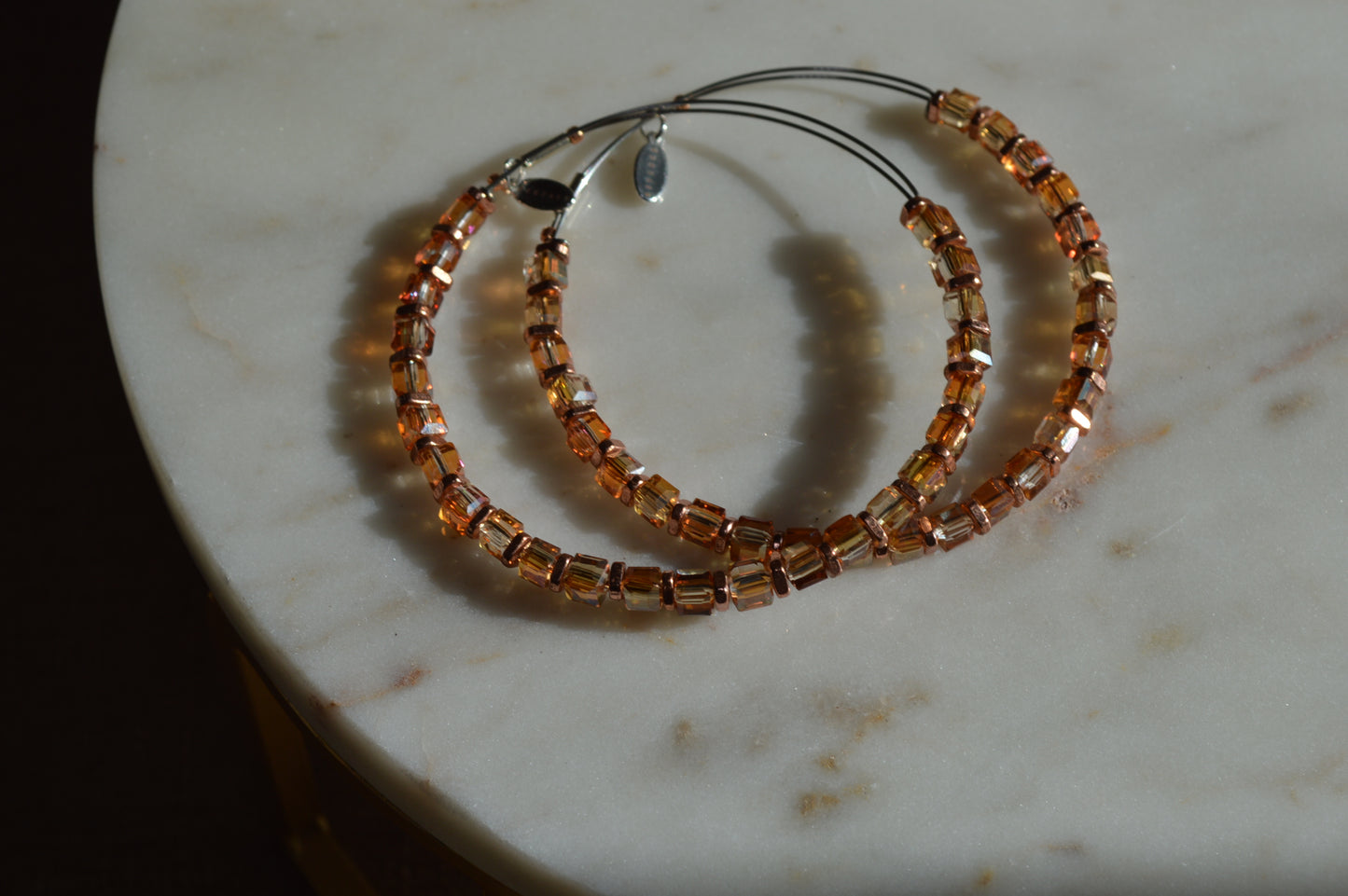 Iridescent Orange Cubies (G) Infinites