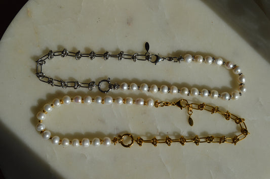 Sailor’s Knots & Pearl Necklace