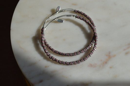 Purple Dainty Cubies (G) Infinity Pair
