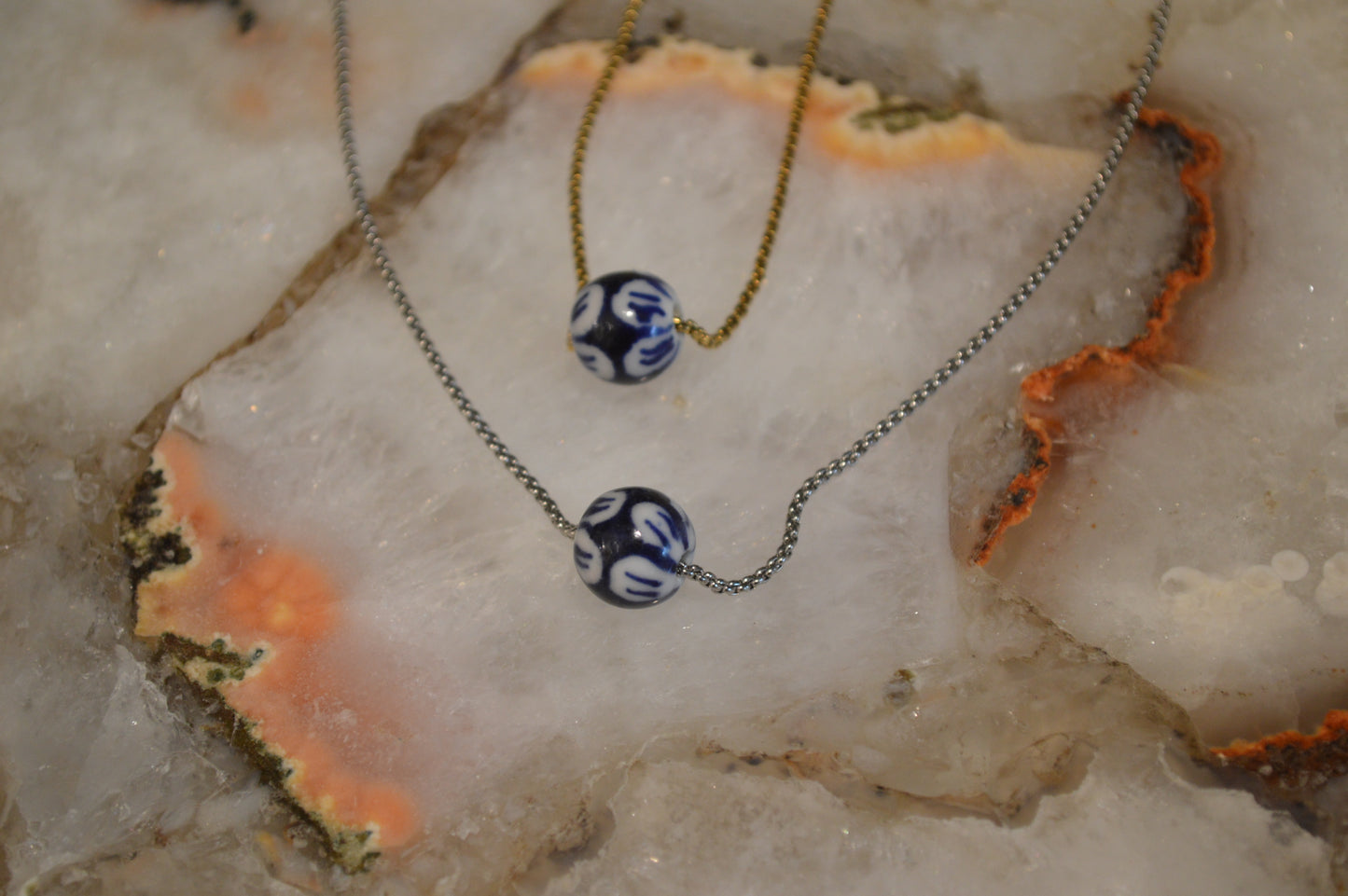 Florasphere 18” Necklace w/ Adjustable Slide Bead