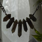 7pt Labradorite Stainless Statement Necklace