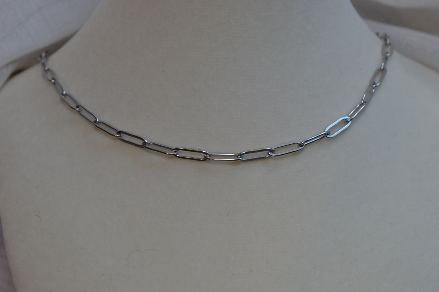 18" Elongated Sequence Necklace