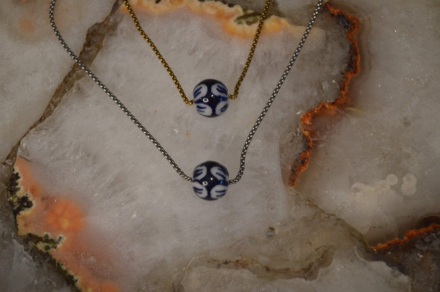 Florasphere 18” Necklace w/ Adjustable Slide Bead