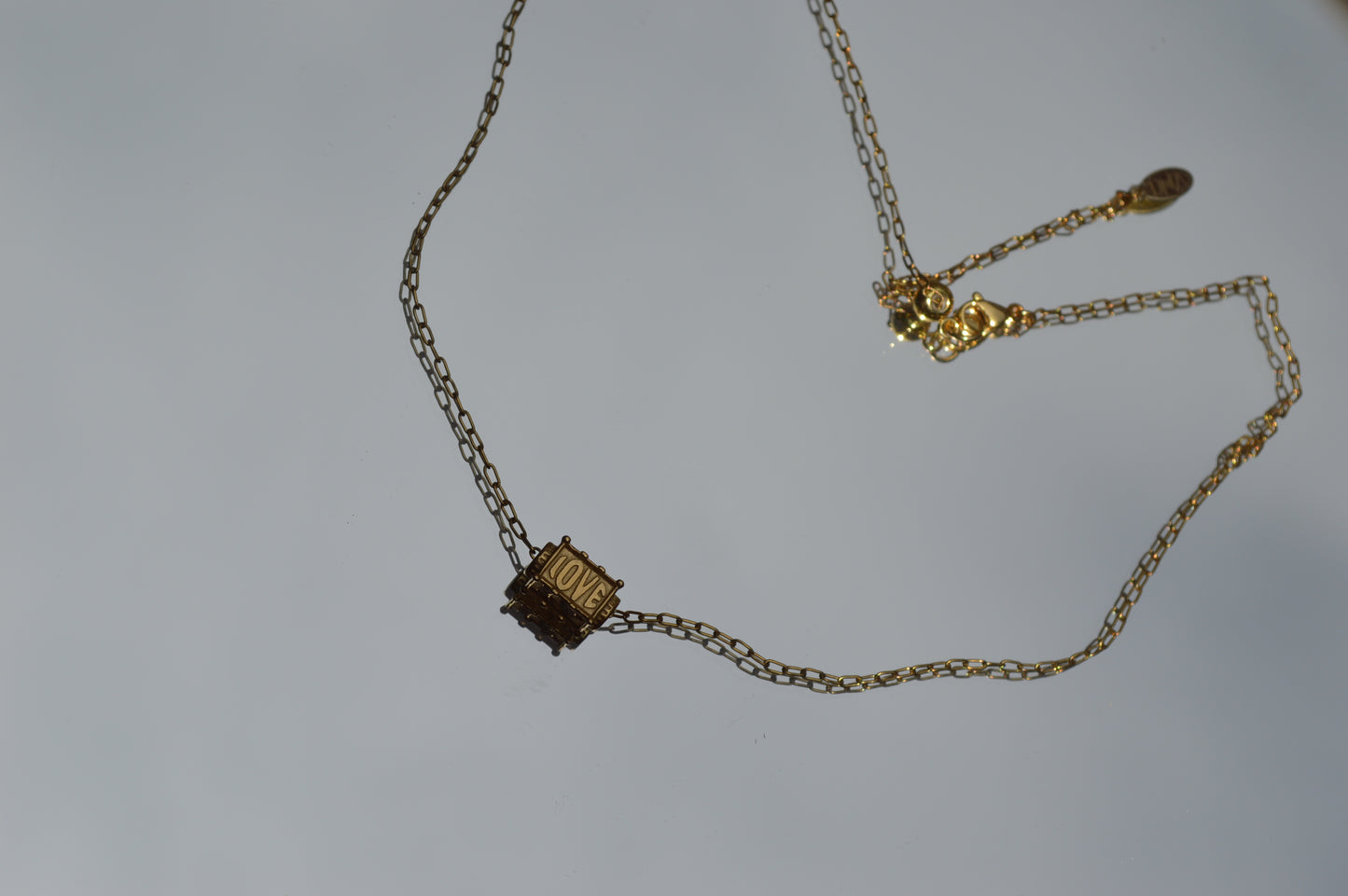 Inside Out 17" Necklace w/ Adjustable Slide Bead