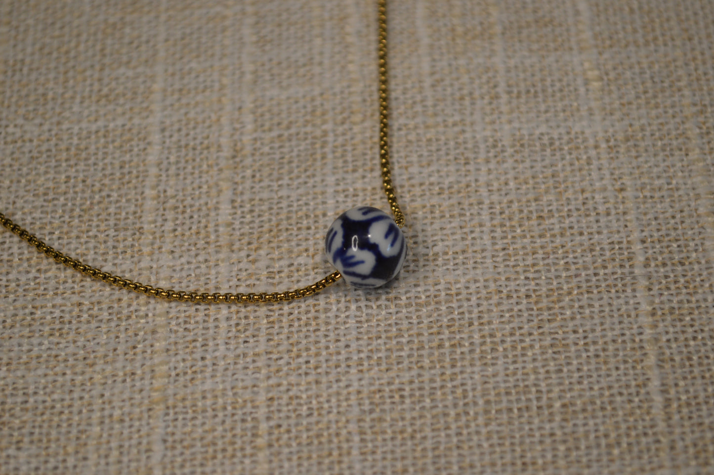 Florasphere 18” Necklace w/ Adjustable Slide Bead