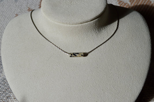 High Roller Dalmatian Jasper 16" Necklace