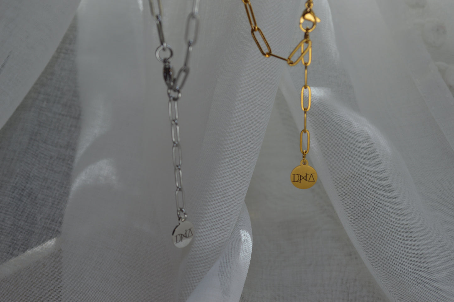 18" Elongated Sequence Necklace