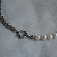 Sailor's Rope & Pearl 16" Necklace
