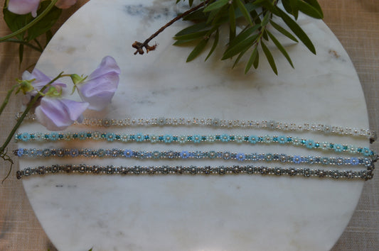 Flora Crochet Silver Healix