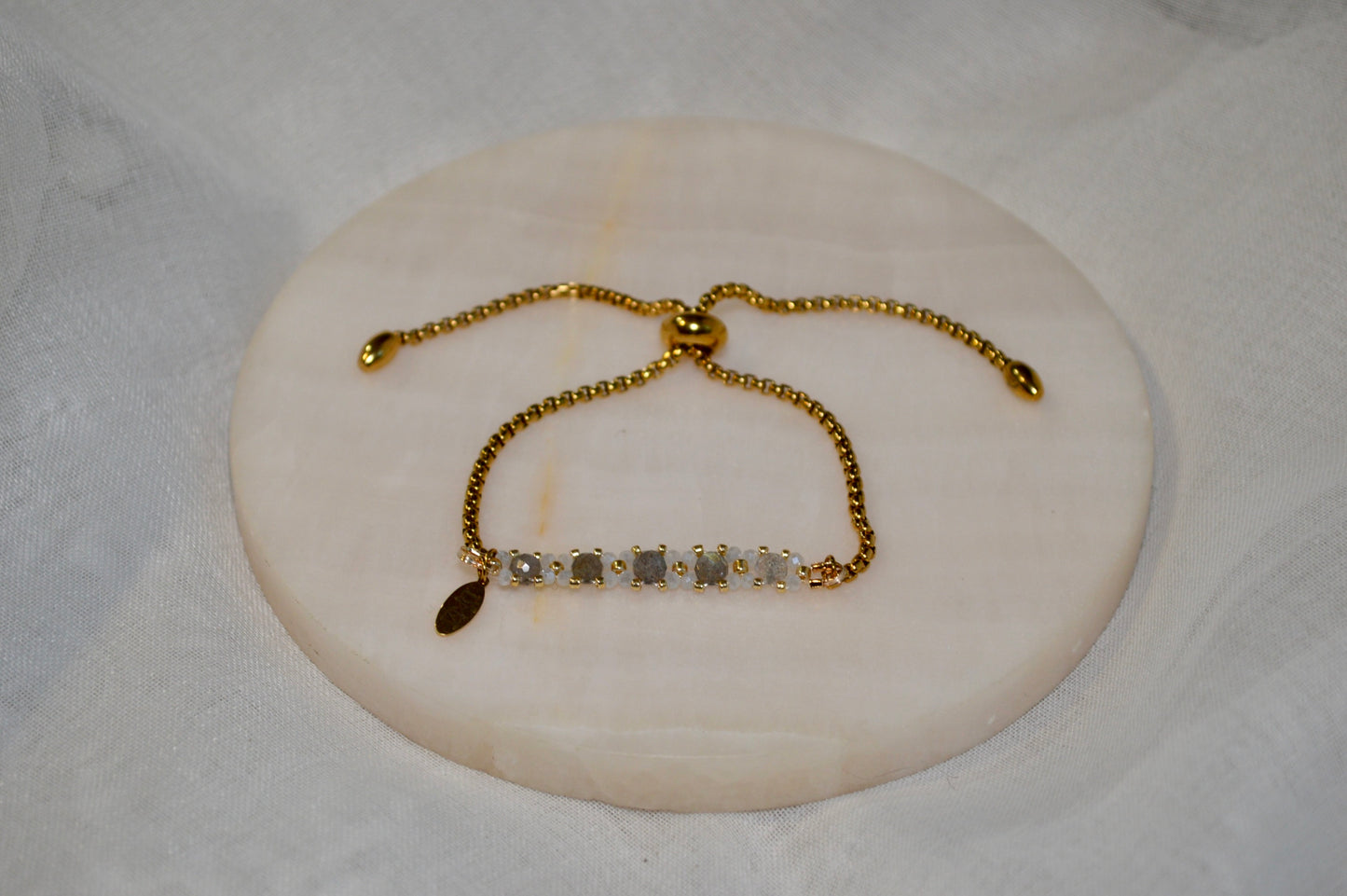 Healix Labradorite Bolo Bracelet