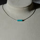 High Roller Turquoise Howlite 16" Necklace
