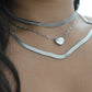 Angelic 222 Heart Stainless Steel Necklace