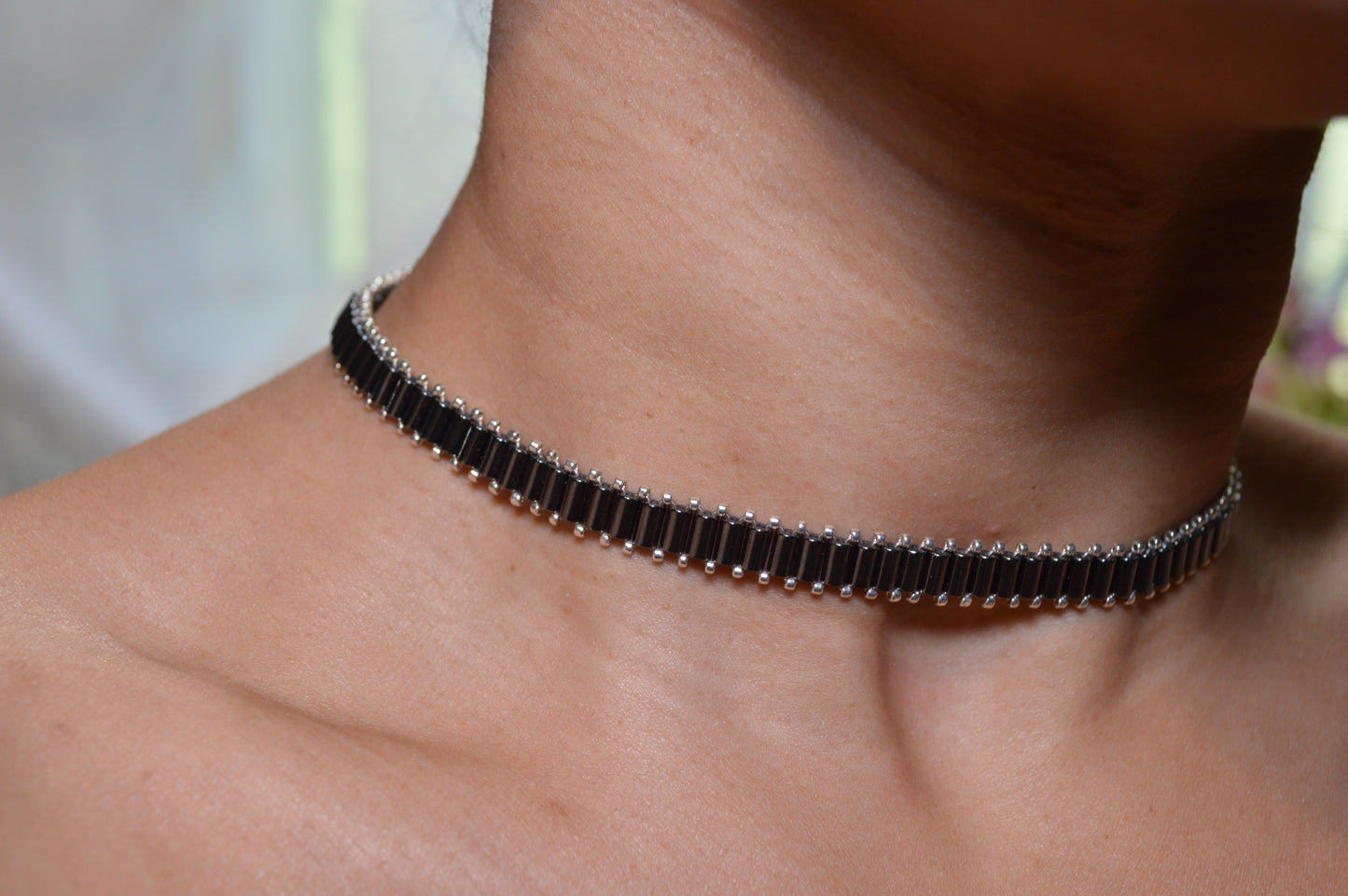 Hematite Baguette Healix