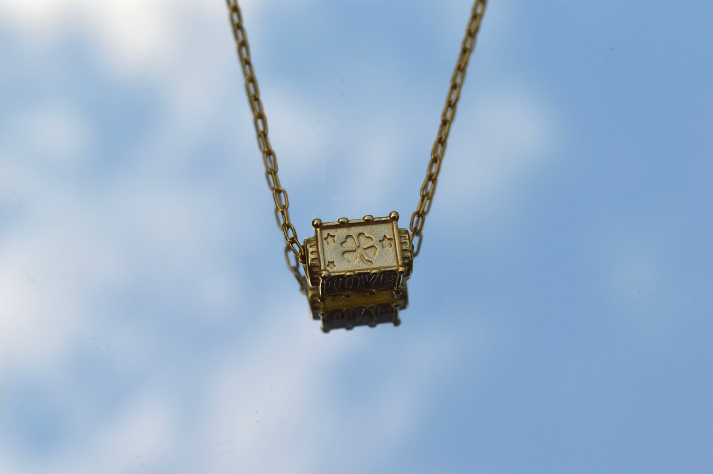 Inside Out 17" Necklace w/ Adjustable Slide Bead