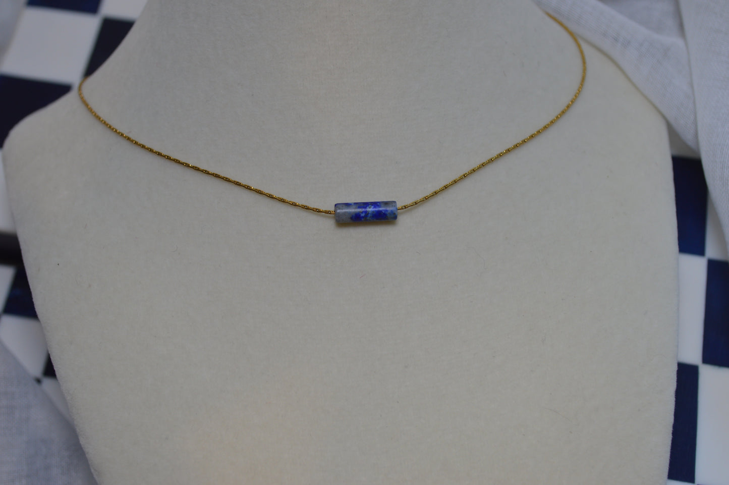 High Roller Lapis Lazuli 16" Necklace