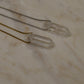 Mini Clear Quartz Crystal Point 18” Necklace w/ Adjustable Slide Bead