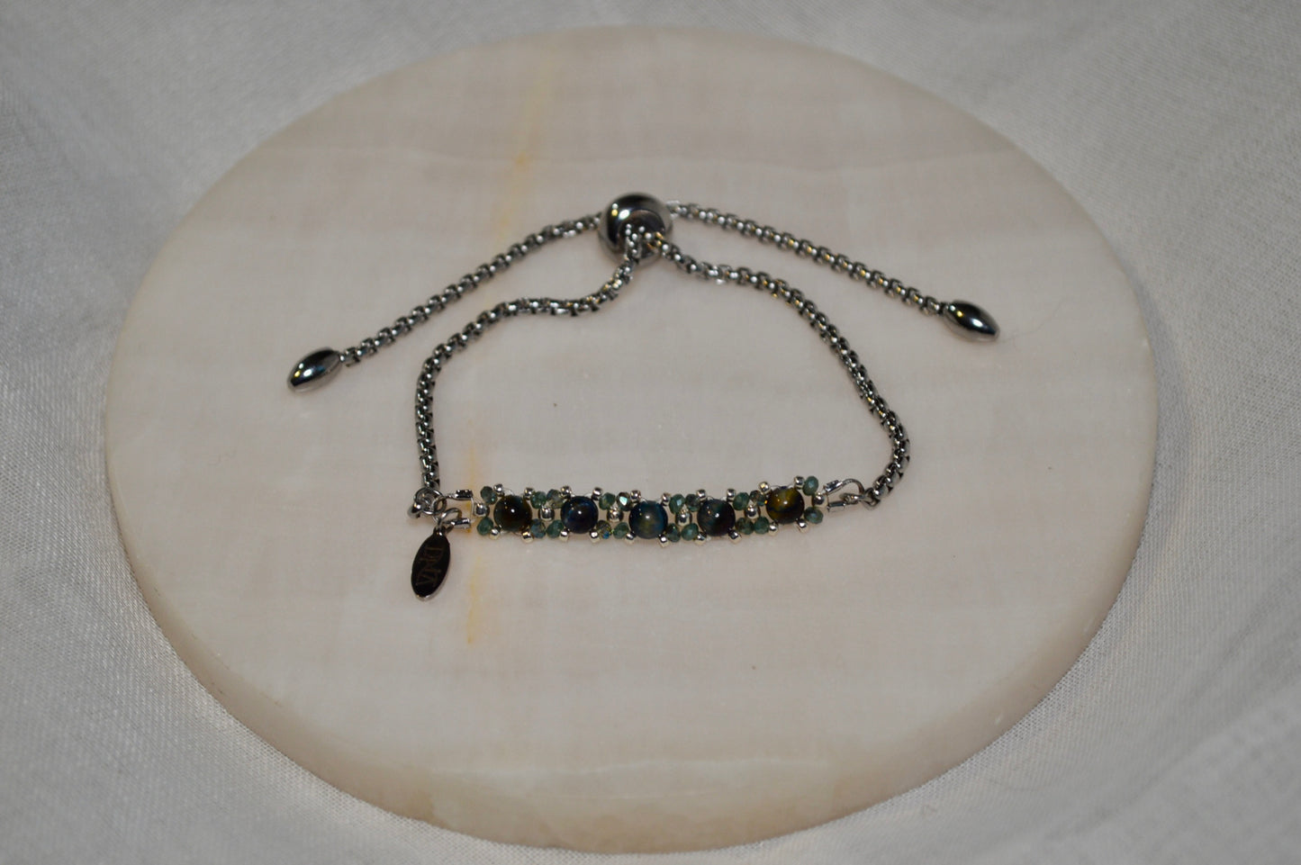 Healix Galaxy Tiger's Eye Bolo Bracelet