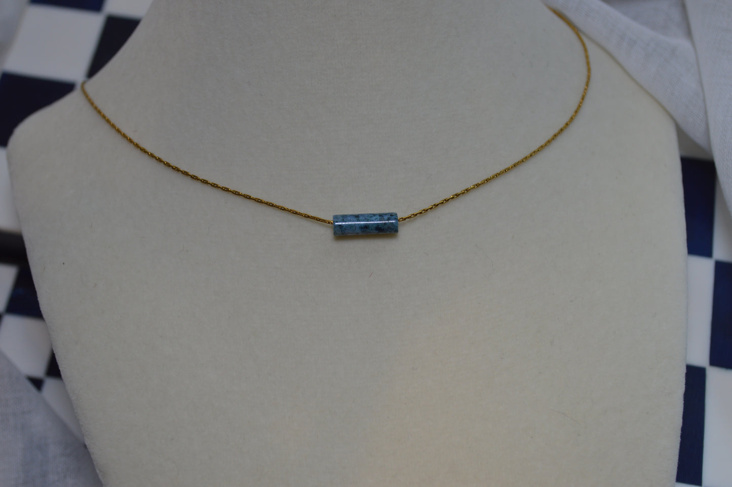 High Roller Moss Agate 16" Necklace