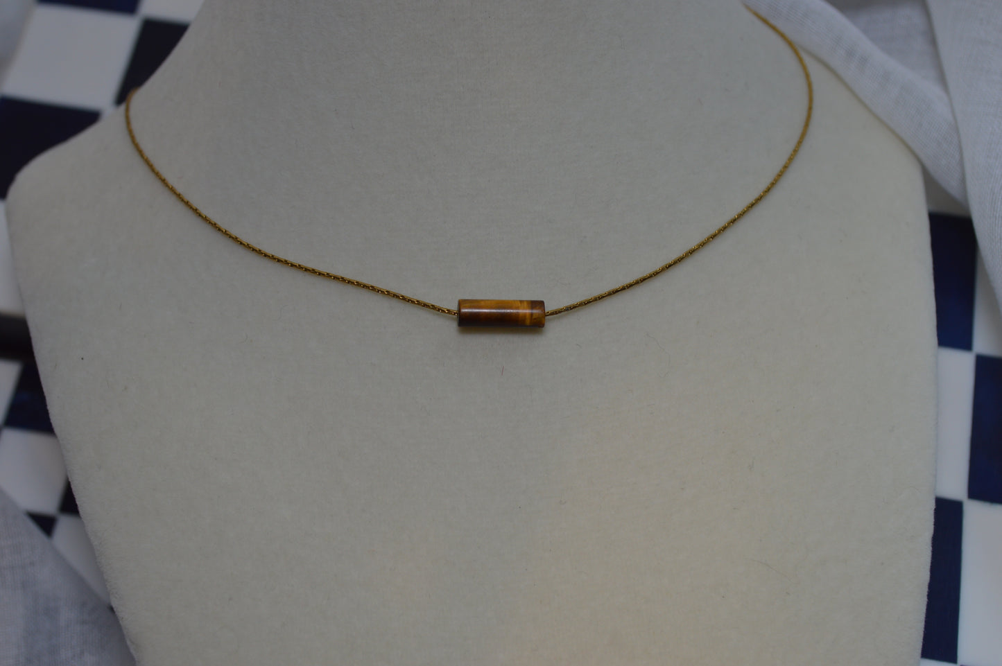 High Roller Tiger's Eye 16" Necklace