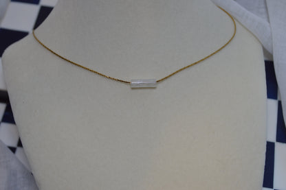 High Roller Clear Quartz 16" Necklace