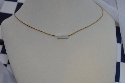High Roller Clear Quartz 16" Necklace