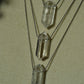 Clear Quartz Alpha Crystal Point 20” Necklace w/ Adjustable Slide Bead