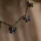 18" Social Butterfly Mood Necklace