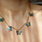 18" Social Butterfly Mood Necklace