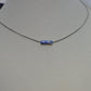 High Roller Blue Spot Jasper 16" Necklace