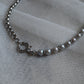 Sailor's Rope & Pearl 16" Necklace