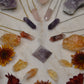 Mini Blood Quartz Crystal Point 18” Necklace w/ Adjustable Slide Bead