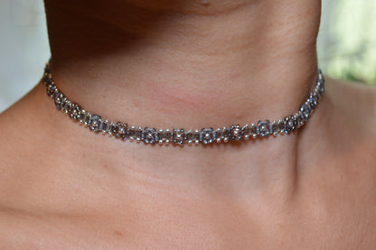 Flora Crochet Silver Healix