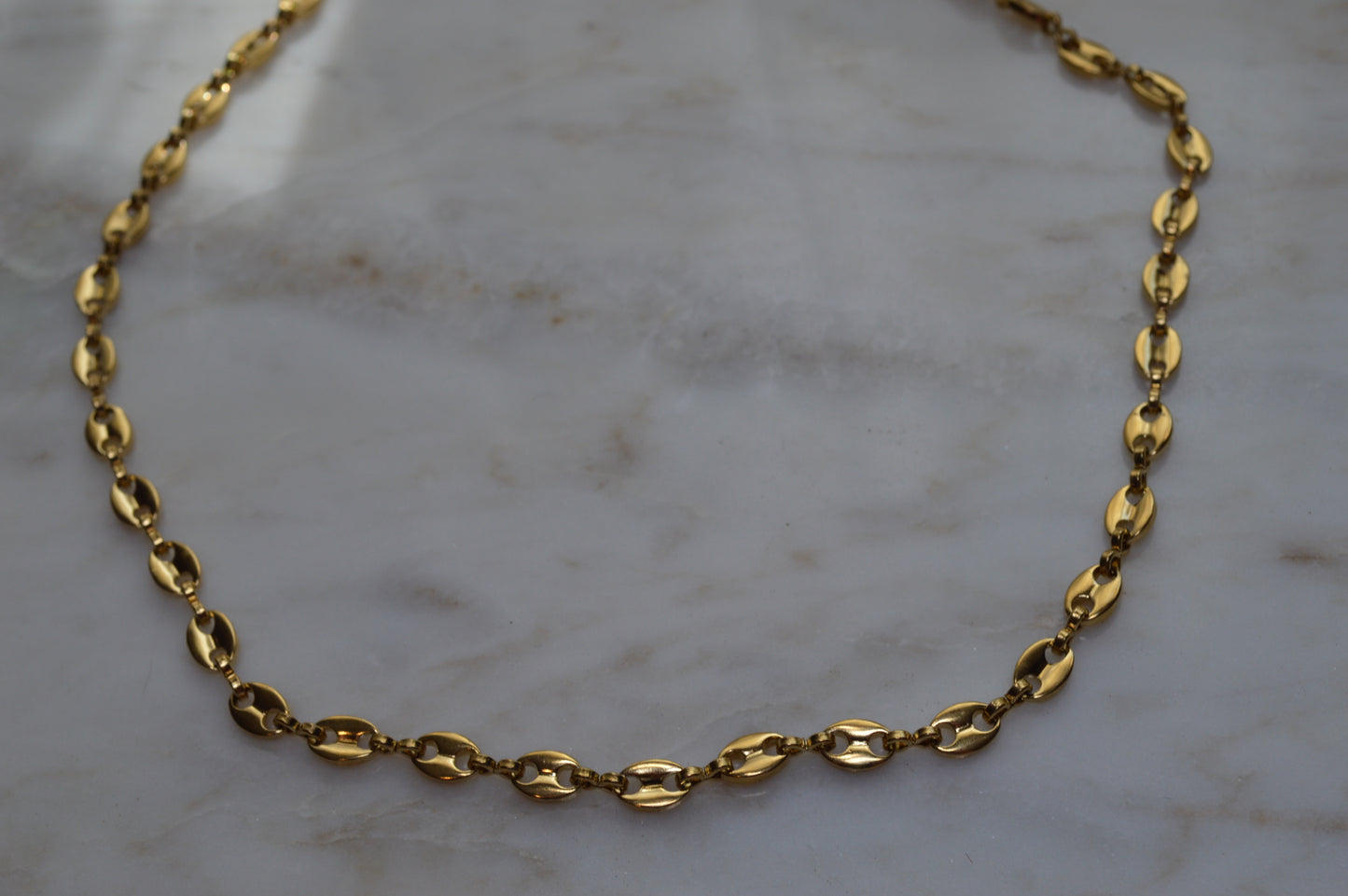 16.4" Coffee Bean Necklace
