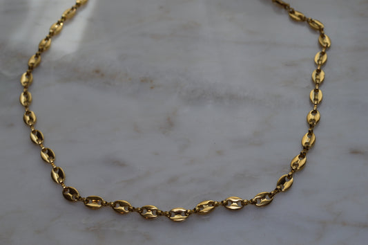 16.4" Coffee Bean Necklace